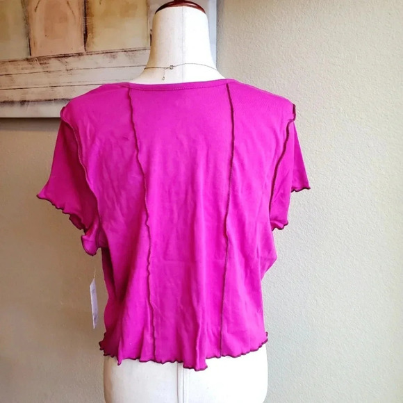 SO | Short Sleeve Seamed Tee in Orchid sz 2X - Picture 3 of 9